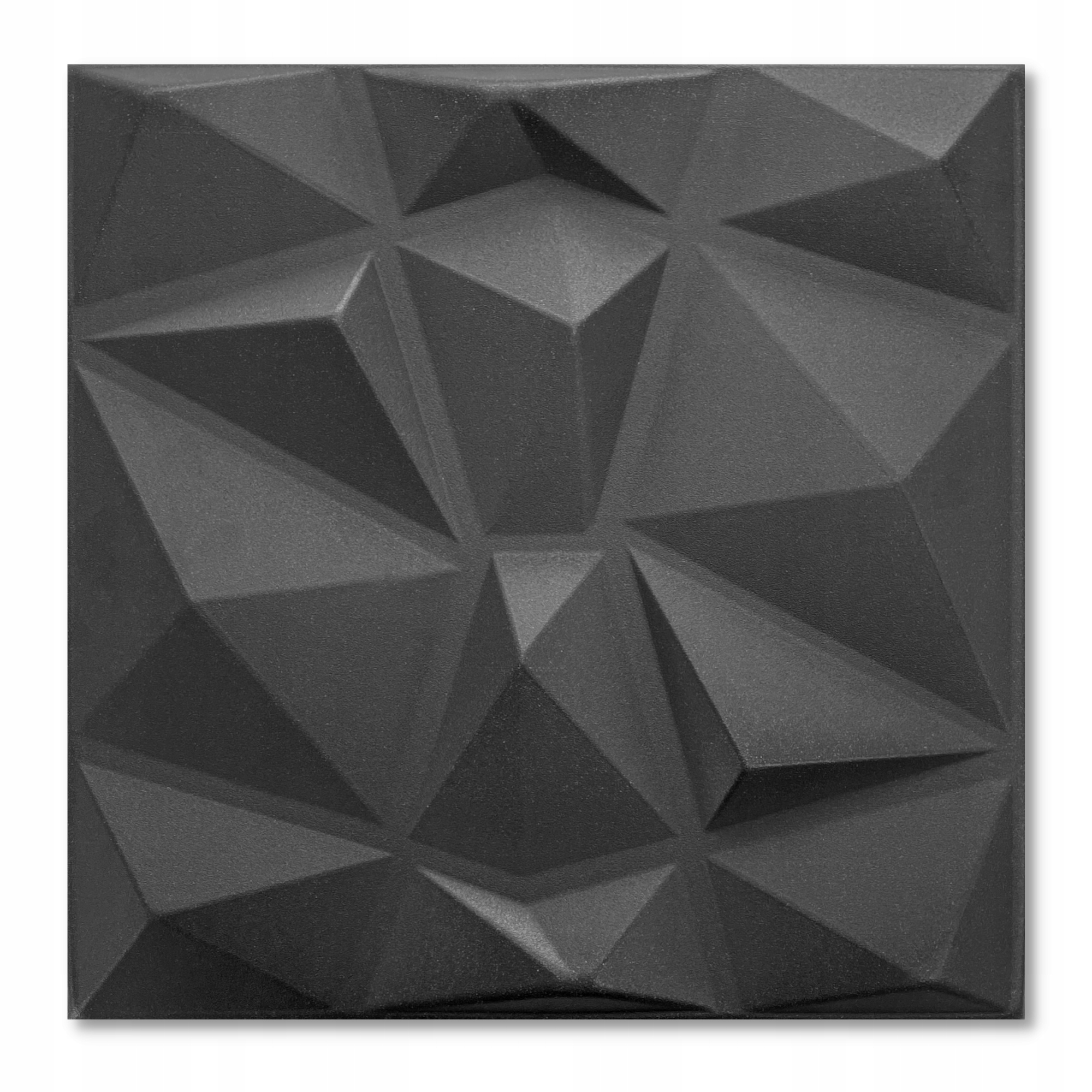 Kaseton sufitowy panel ścienny dekoracyjny Diament Carny Czerń 50cm x 50cm