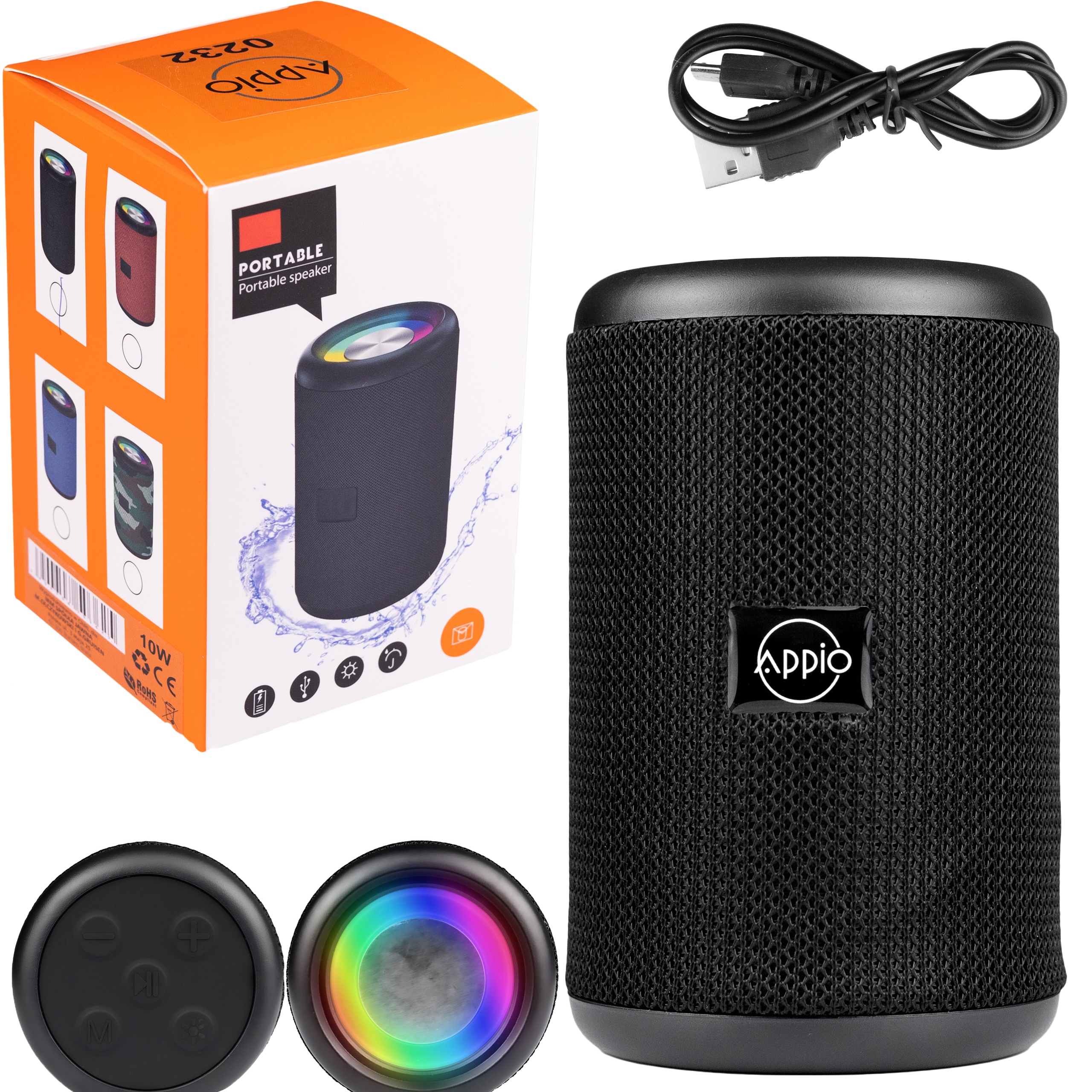 

Bezprzewodowy głośnik Rgb Led Bluetooth Usb Bass