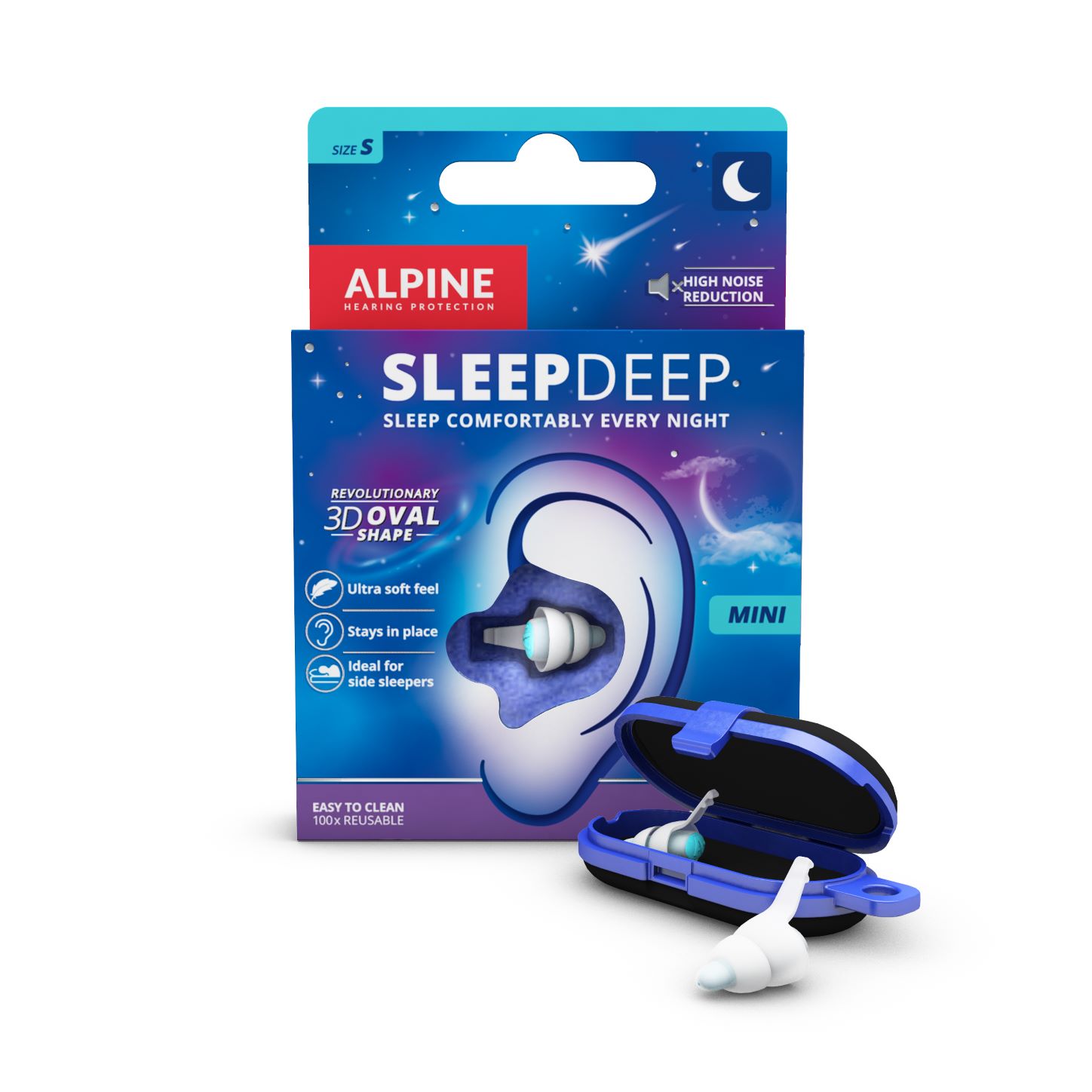 

Zatyczki do spania Alpine SleepDeep Mini