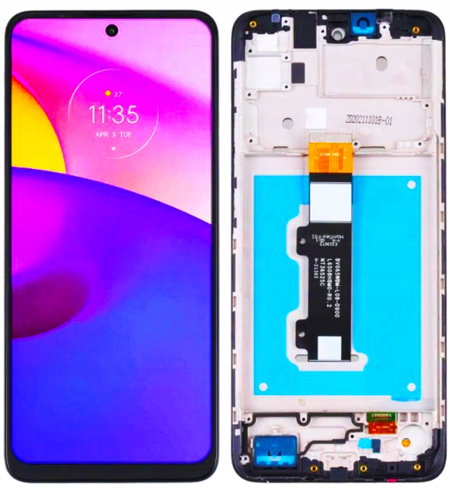 Originální LCD displej displeje pro Motorola Moto E40 XT2159 Rámeček Černý