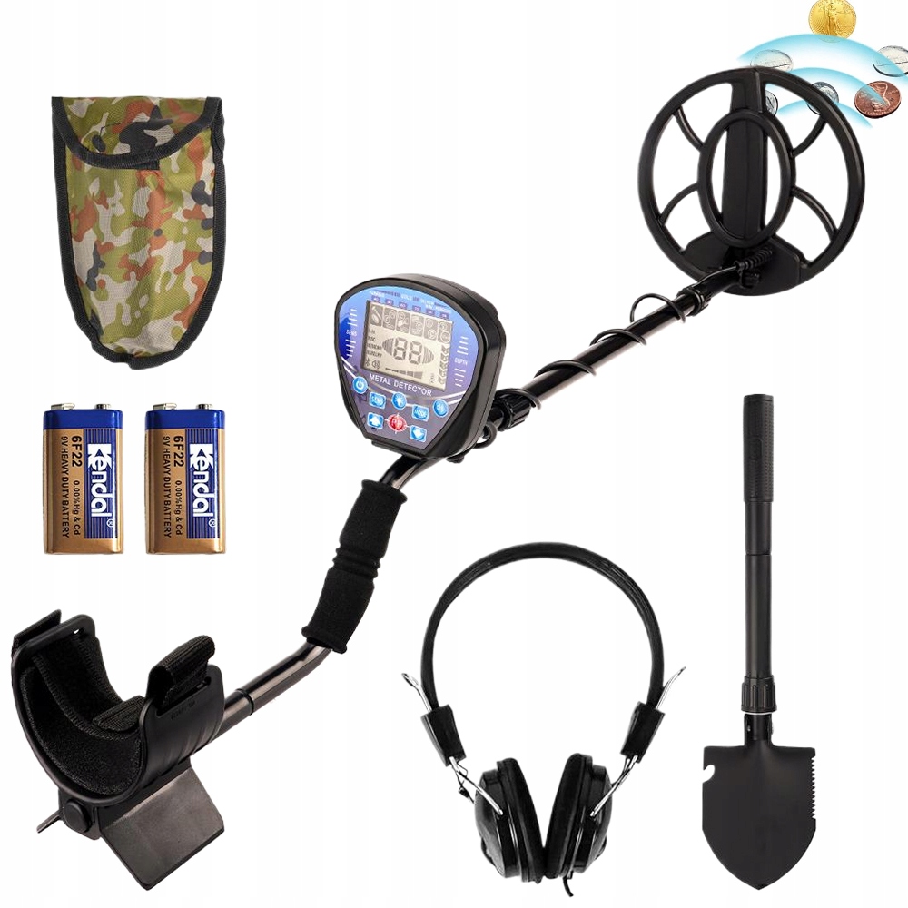 Podzemní Detektor Kovů Detektor kovů 10" Hlubší cívka Vodotěsný