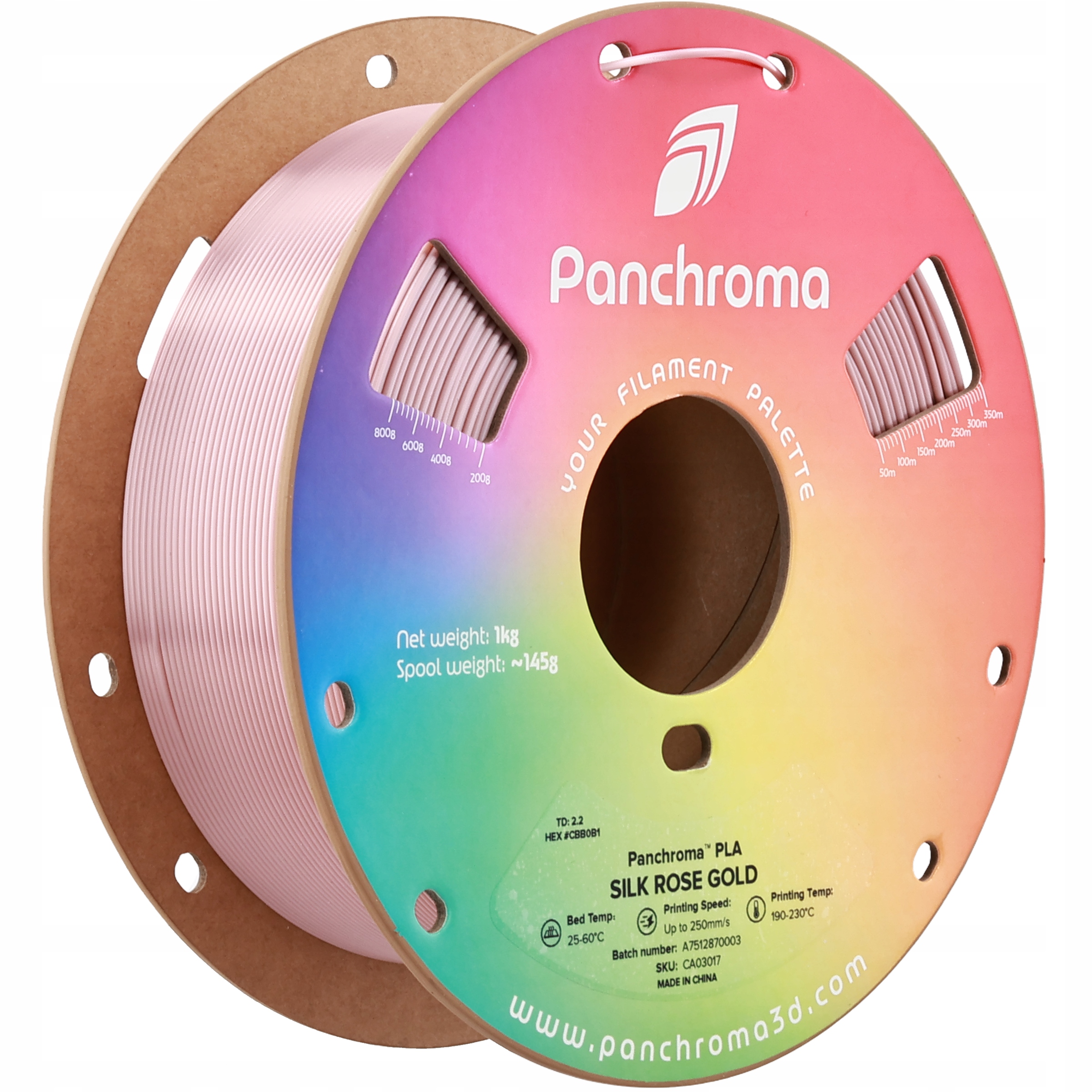 Polymaker Panchroma Pla Silk Rose Gold 1.75 mm 1kg