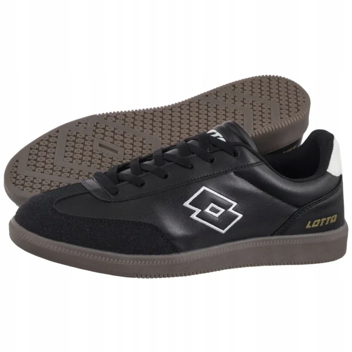 Sportovní boty Lotto Vintal 2400250U 1110 Black/White, černé