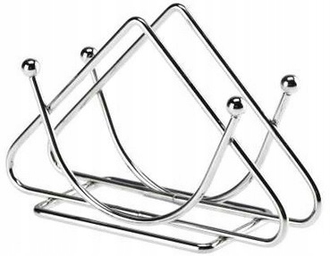 SERWETNIK STOJAK NA SERWETKI INOX CHROMOWANY