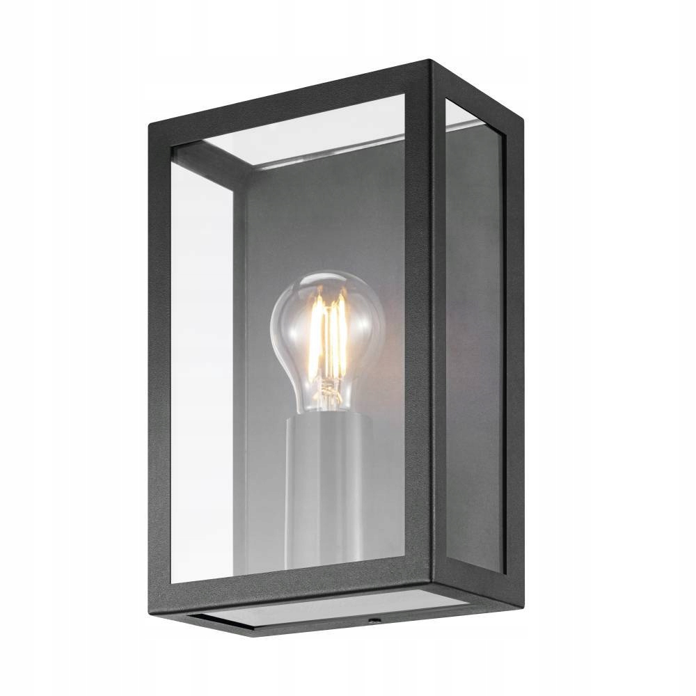 Zahradní nástěnné svítidlo Eglo černé E27 60W