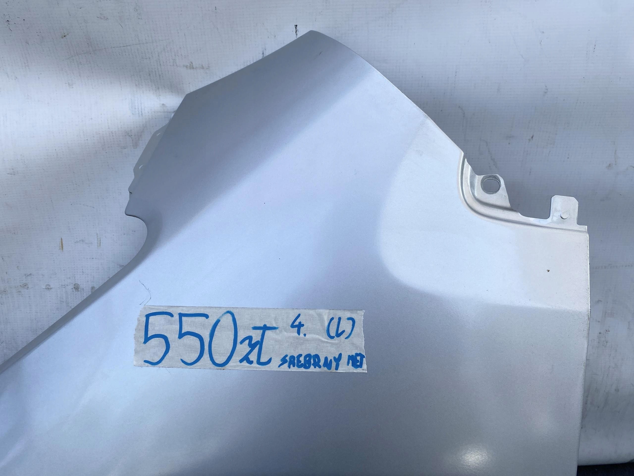 DUCATO BOXER JUMPER 14- fender front front left SREBRNY 1374386080