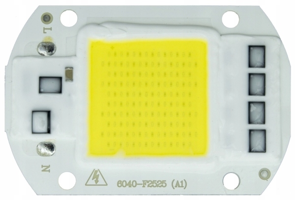 

Dioda Led Cob 50W 2800lm Biała 60x40mm 230V +pasta