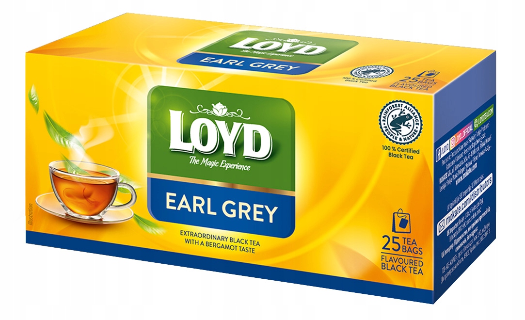 10 x Loyd čaj Earl Grey 2x25 g
