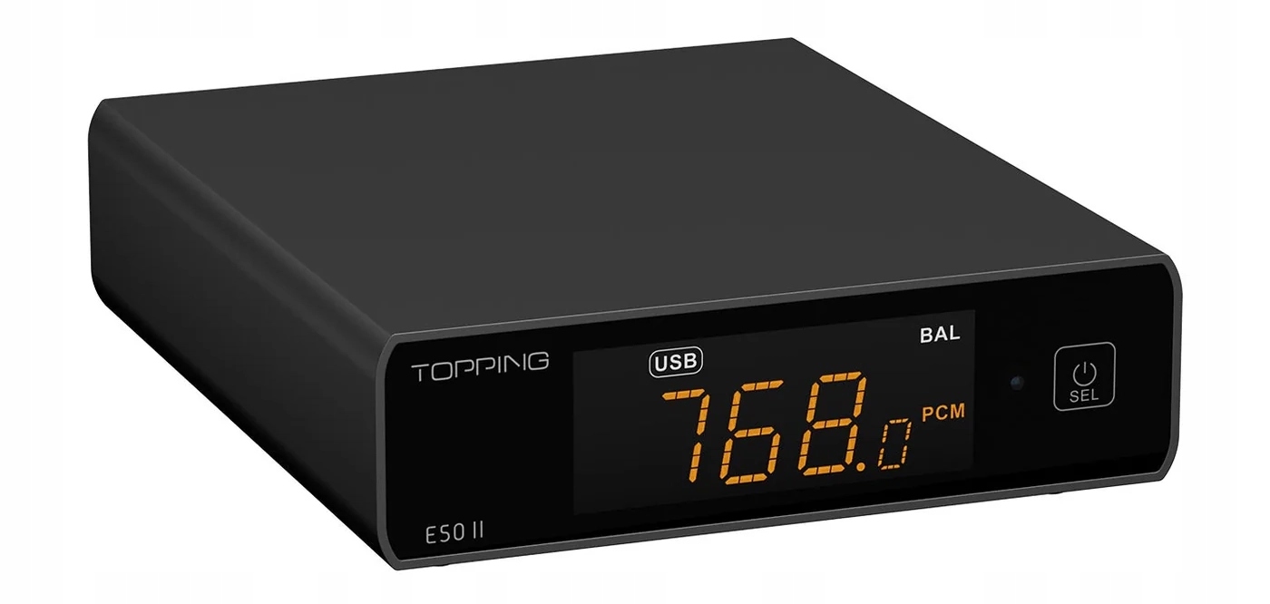 Topping E50 II (Čierny) AK4497S Bluetooth 5.4 Peq DSD512 Pilot