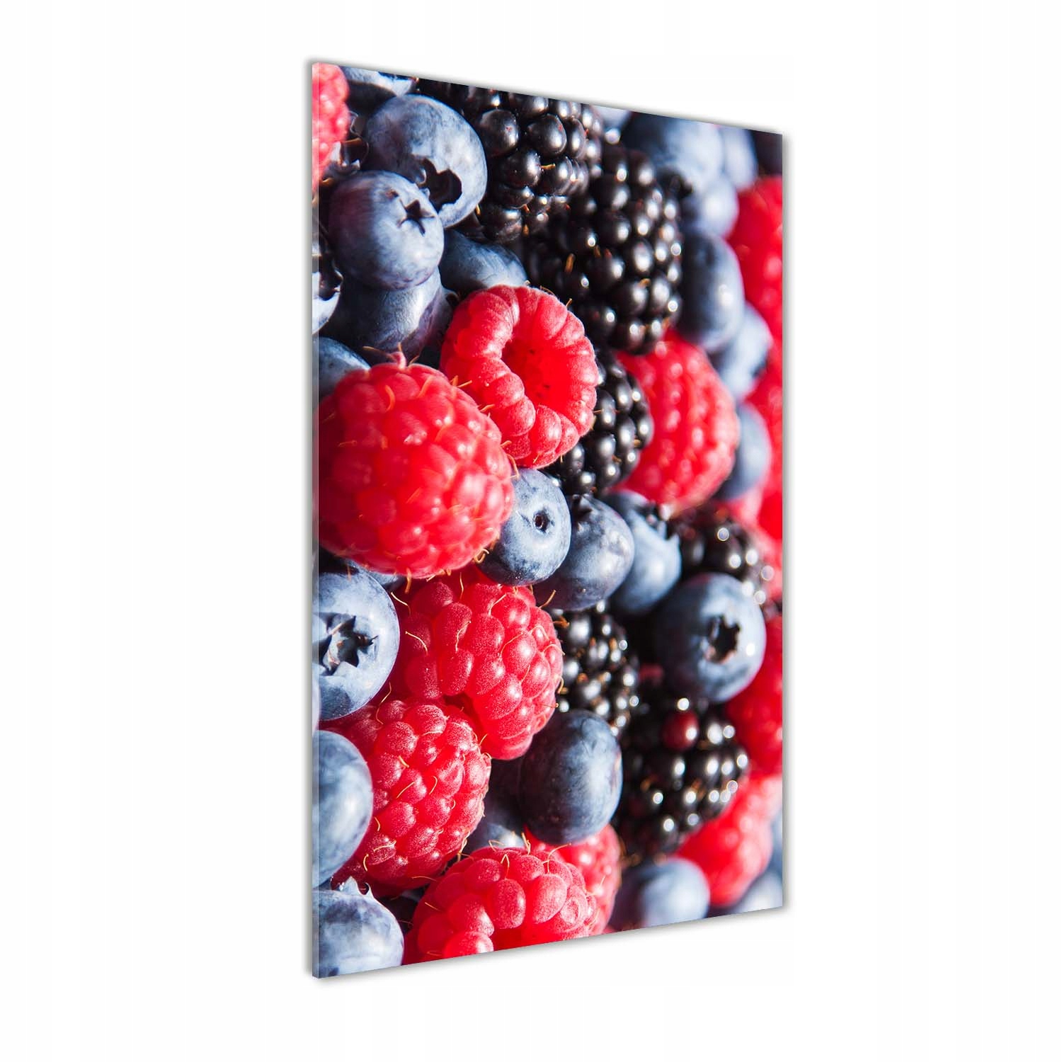 Moderní akrylový fotoobraz Lesní ovoce 50x100 cm