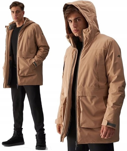 4F Pánská Zimní bunda Městská Membrána 8 000 TTJAM563 > XL