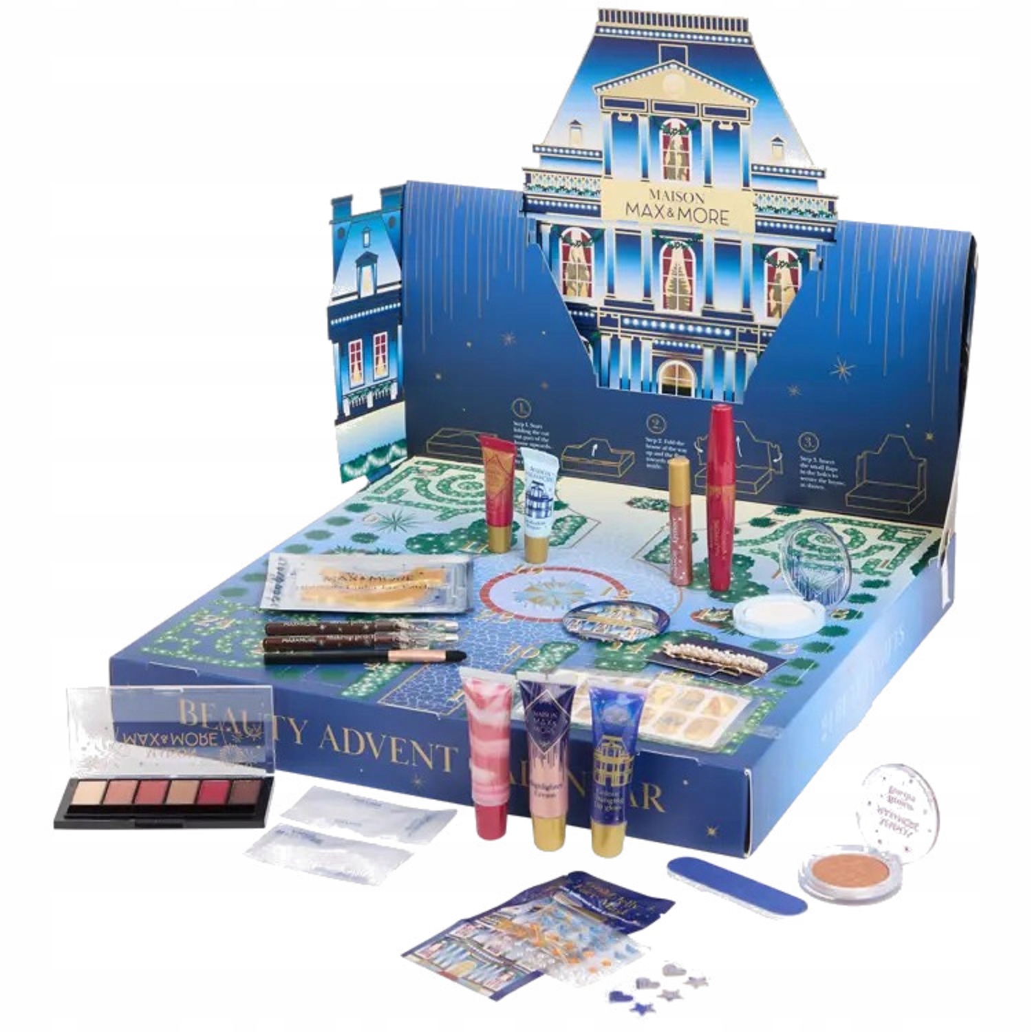 Adventní kalendář Max & More 24 Luxusní kosmetika na obličej a tělo K24