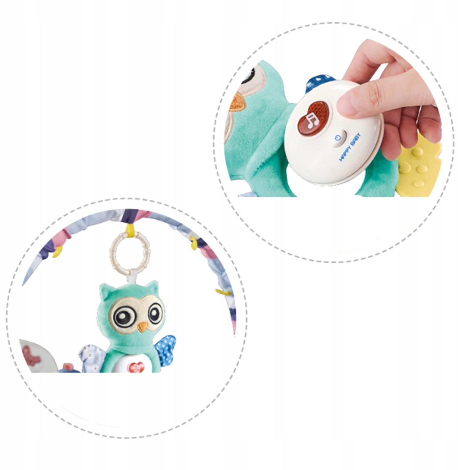 PLUSZOWA SÓWKA SOWA USYPIANKA SZUMIĄCA SENSORYCZNA Rodzaj pozytywki