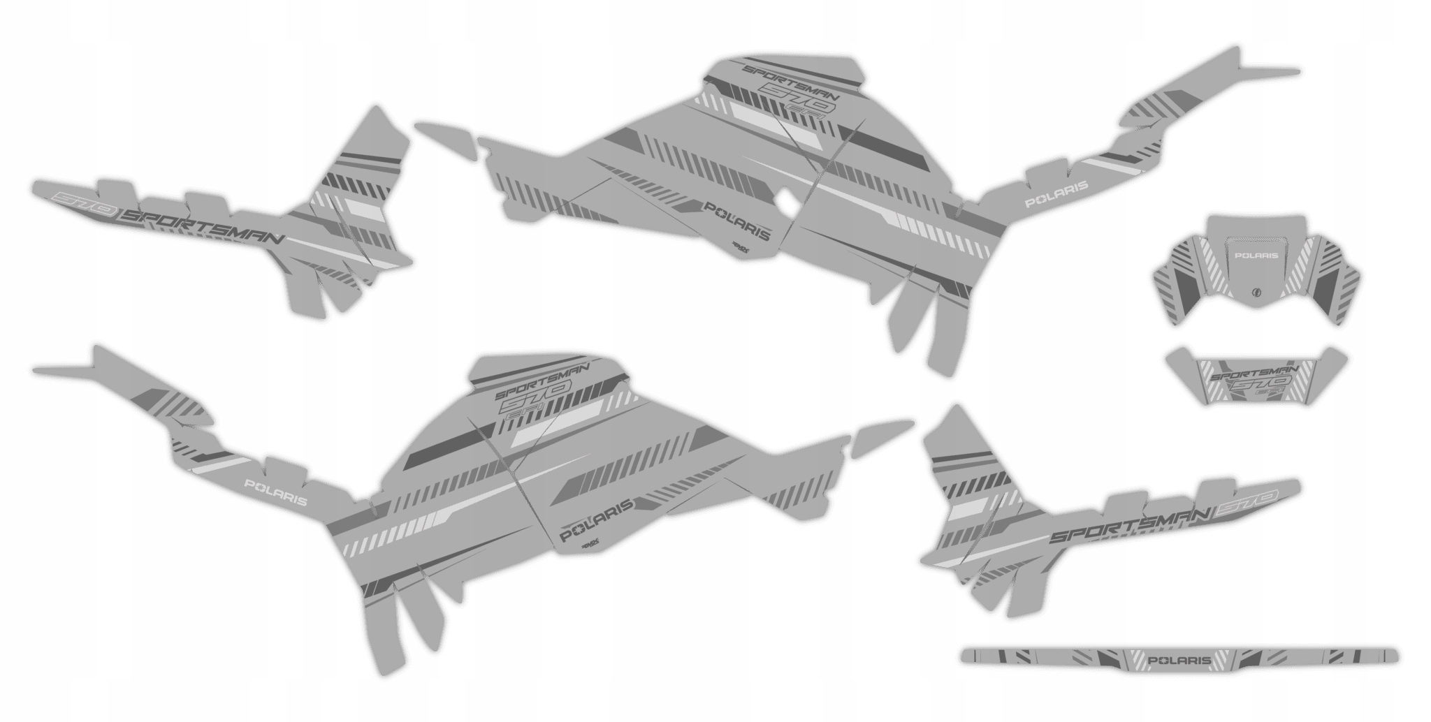 Dýha Samolepky Polaris Sportsman Touring 570 2025+ #6270715