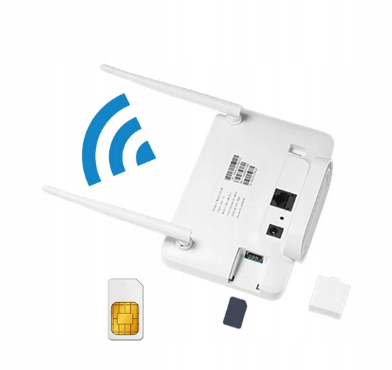 DOMOWY ROUTER 4G LTE Z WI-FI I KARTĄ SIM DO 300 MB/S BEZ PRZEWODÓW
