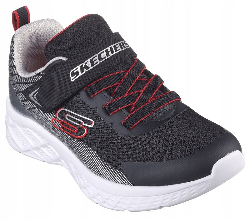 Buty młodzieżowe Skechers Microspec II Zovrix czarne 403924L Bksr