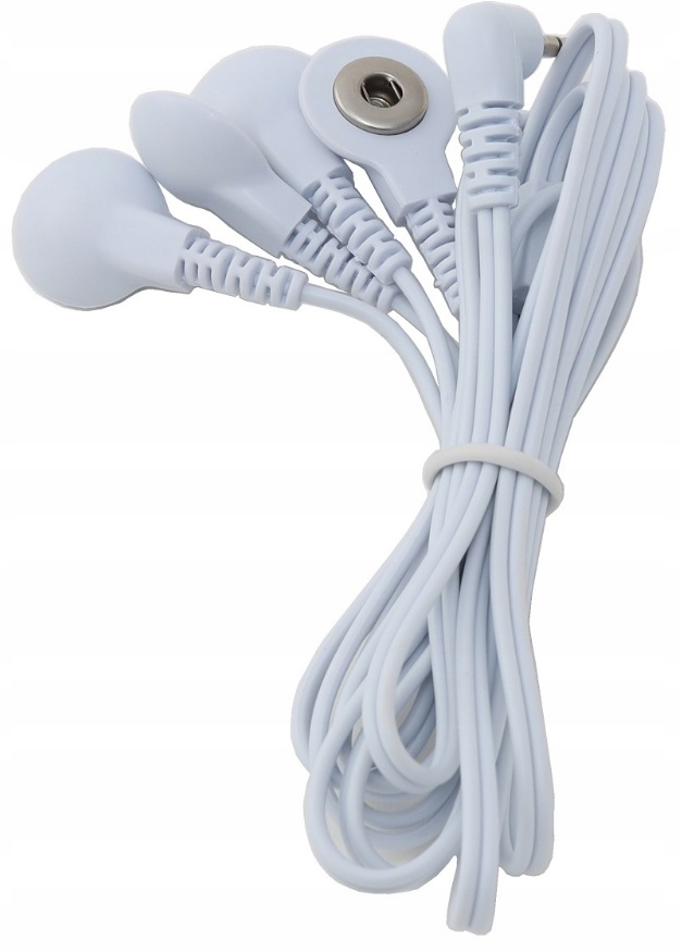 Kabel Przewód do Elektrostymulatora ML-2020A Jack 2.5 Snap 3.5