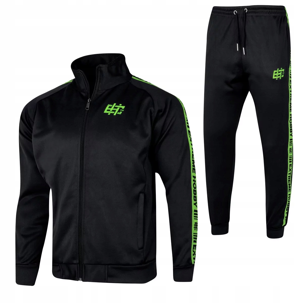 Extreme Hobby Teplákovka Sportovní Style 2022 Komplet Black/Lime M