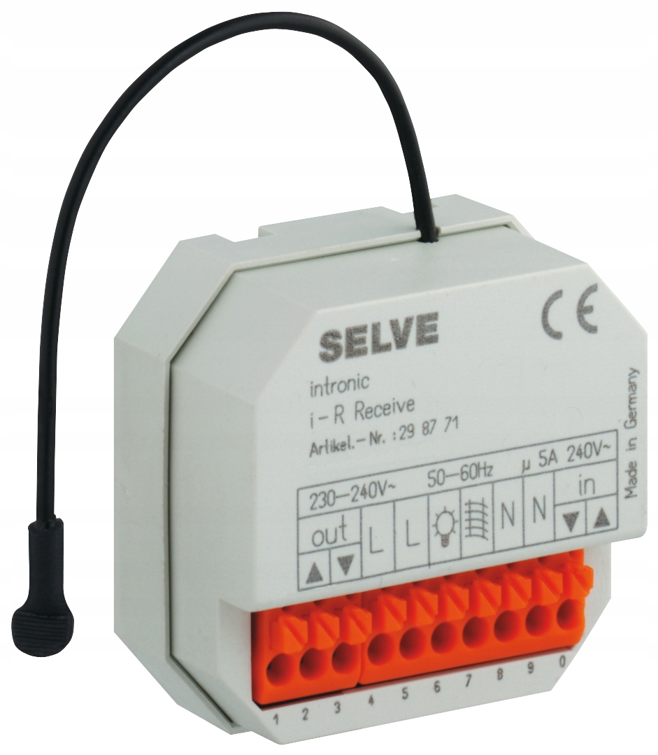 Rádiový přijímač ovládající Selve i-R Receive Iveo pro venkovní rolety