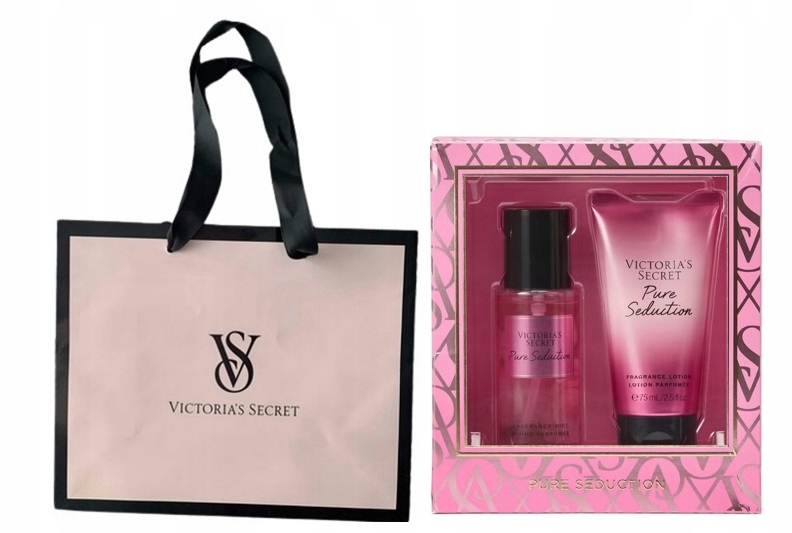 Victoria's Secret Pure Seduction zestaw 2 x 75 ml torebka