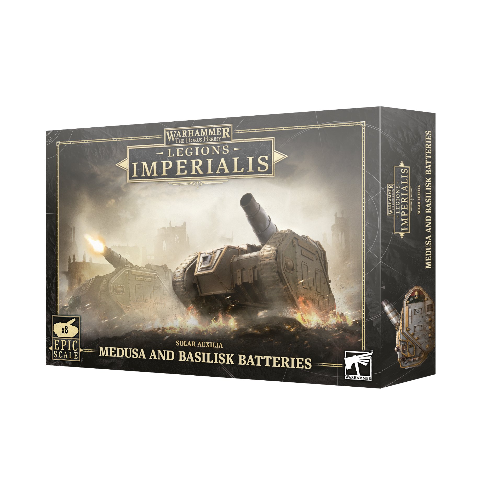 The Horus Heresy Solar Auxilia Medusa and Basilisk Batteries