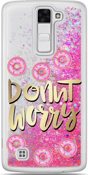 

Etui płynny brokat Donut Pączek do Lg K8