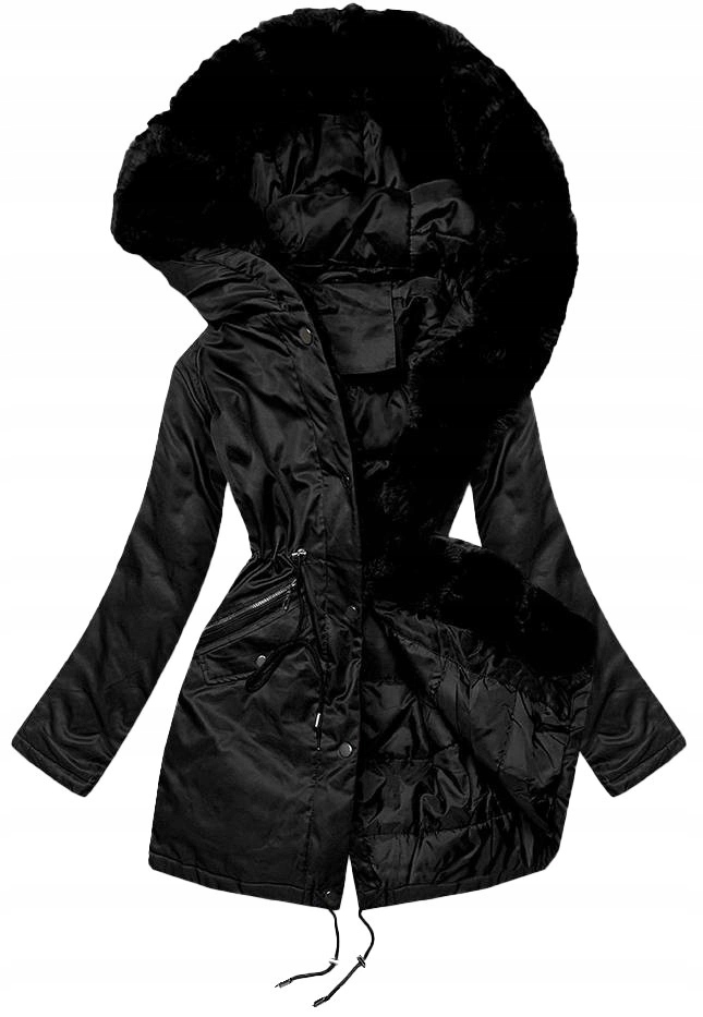 Dámská Zimní Bunda 5M762 Černá XL (42)