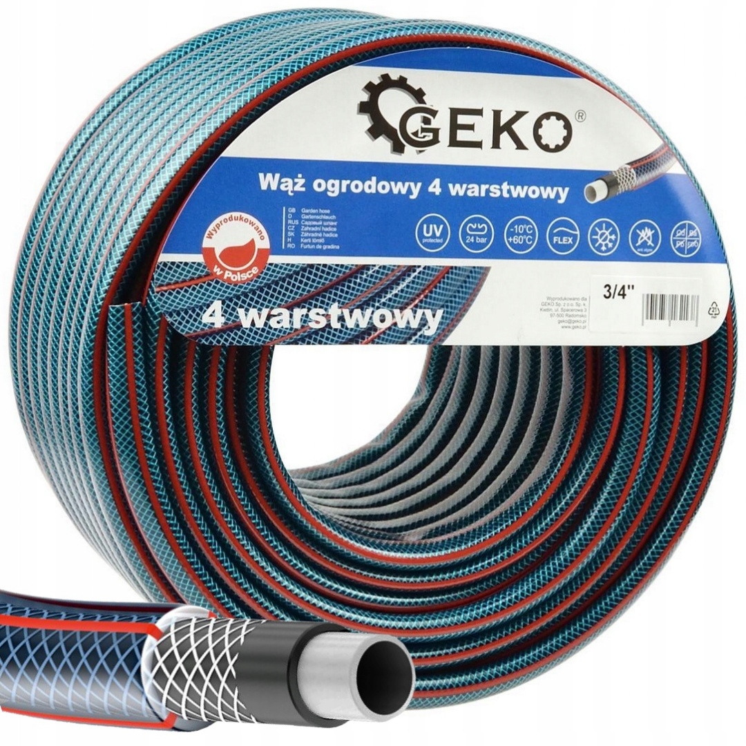 Zahradní Hadice Vyztužená 3/4" 50 m 4-VRSTVÁ