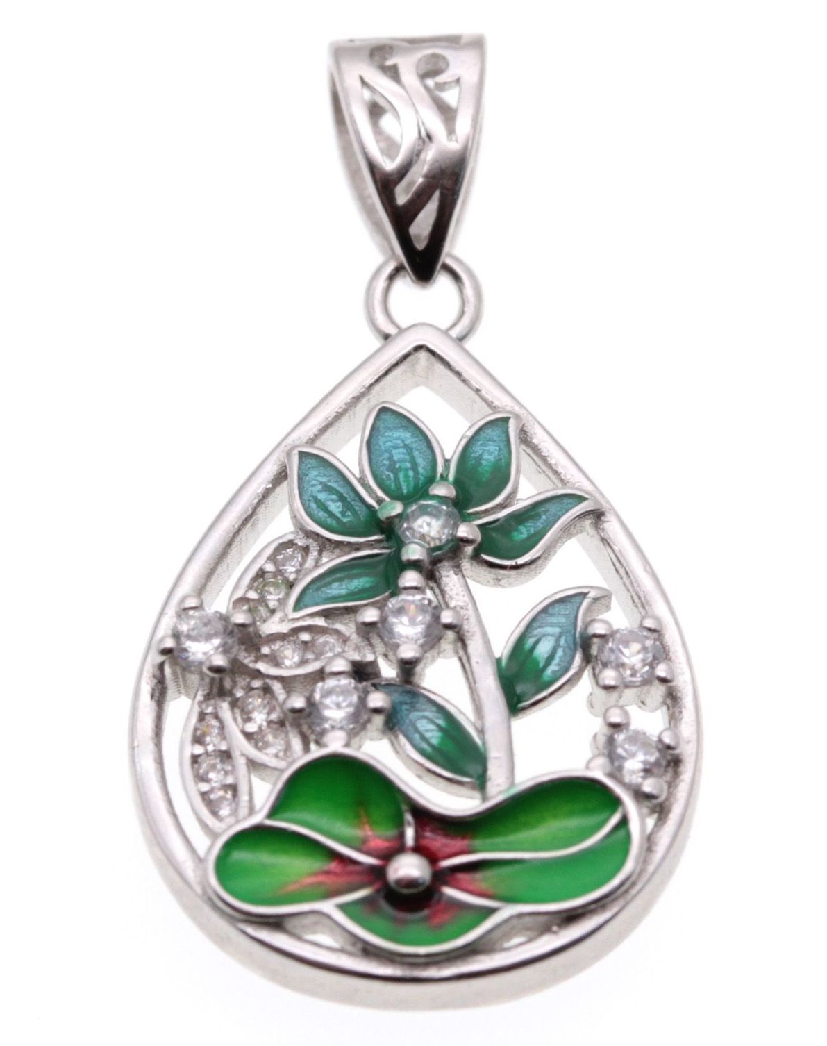 Stříbrný přívěsek Ag 925 květy IM1071024PR