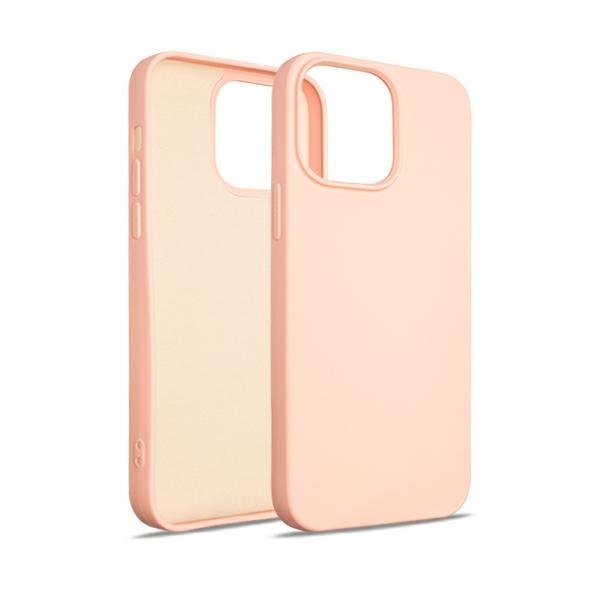 Beline Etui Silicone iPhone 14 Pro Max6,7" różowo-złoty/rose gold