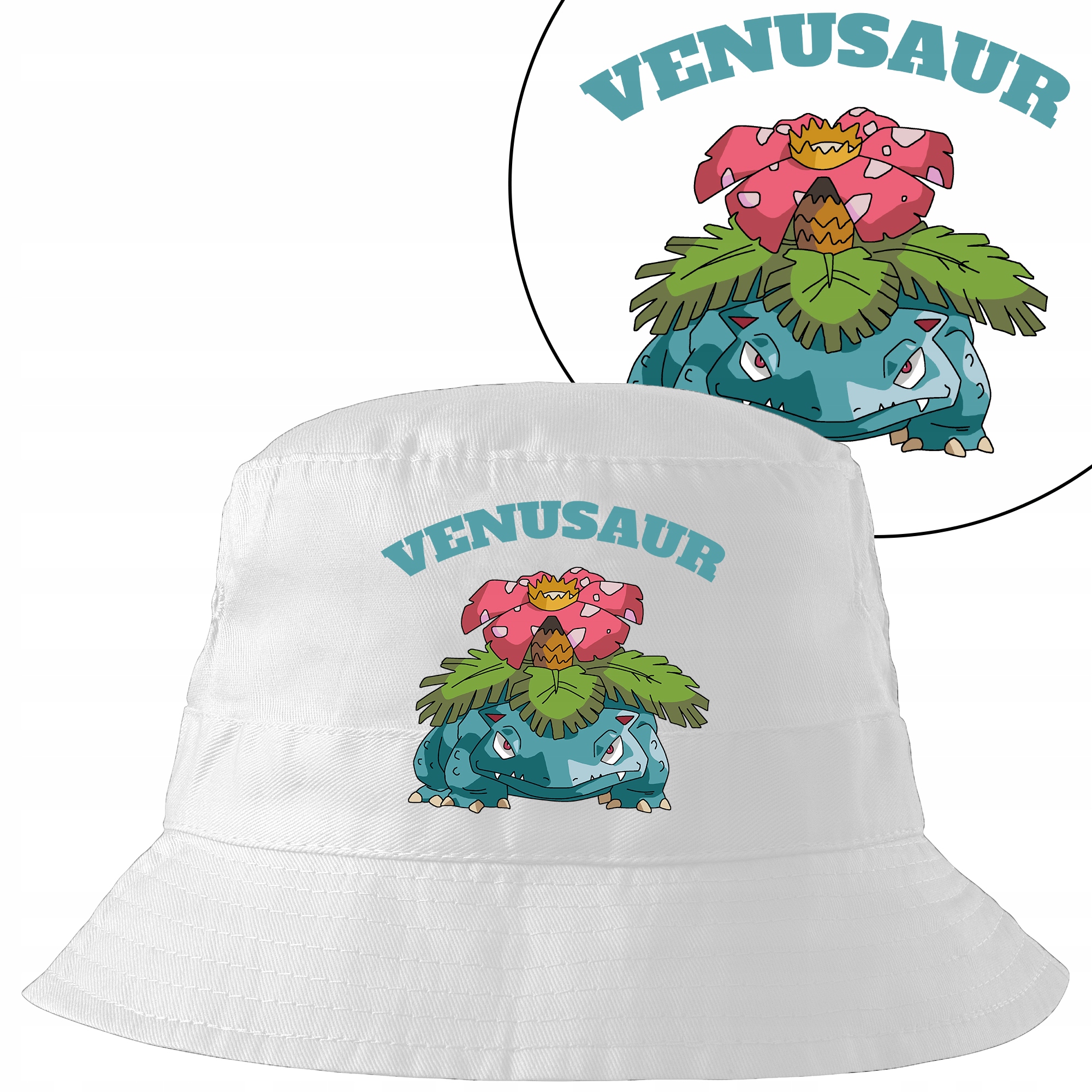 

Kapelusz Bucket Hat Pokemon Letni Z Nadrukiem Wzór