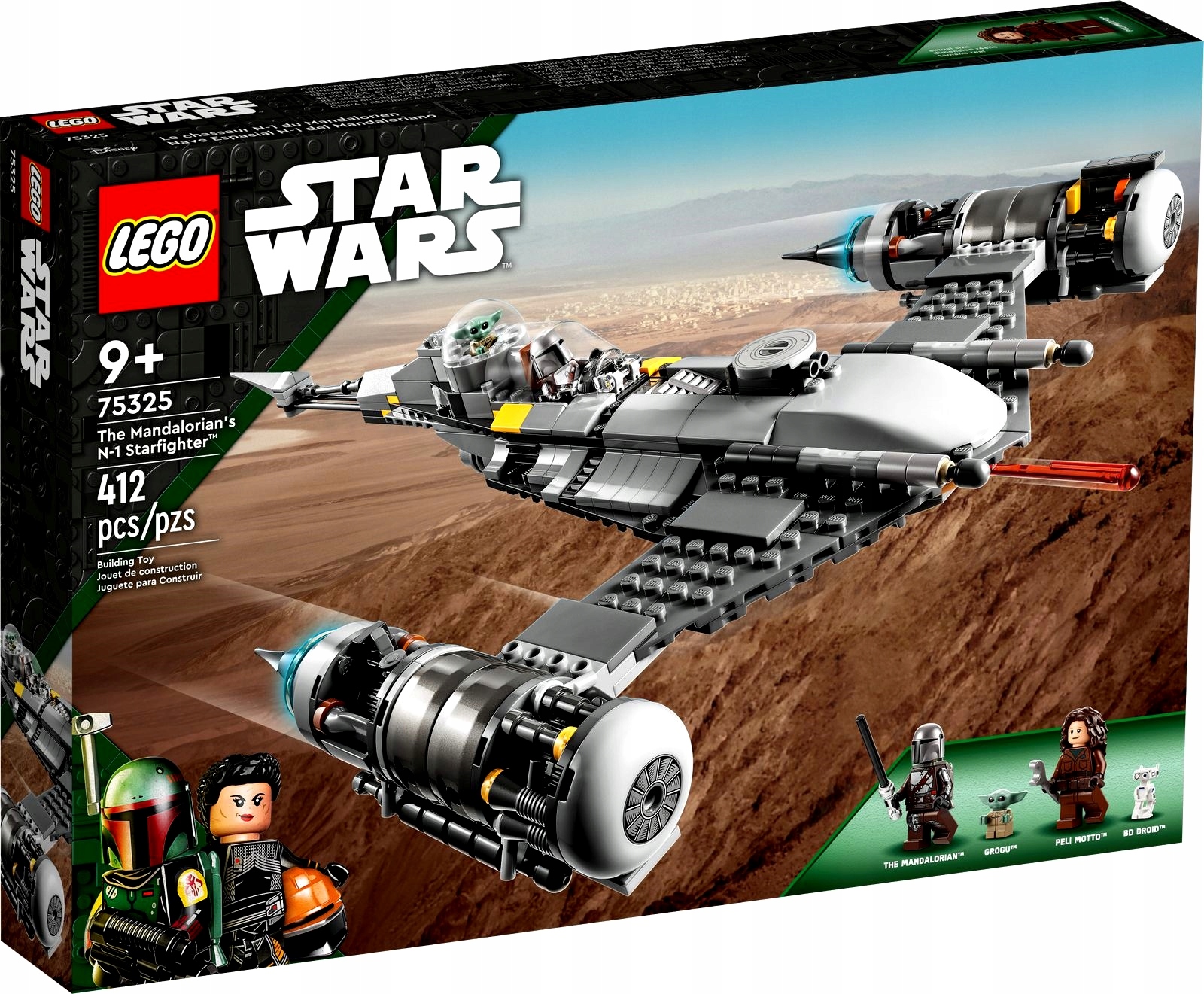 

Lego Star Wars Myśliwiec N-1 Mandalorianina 75325