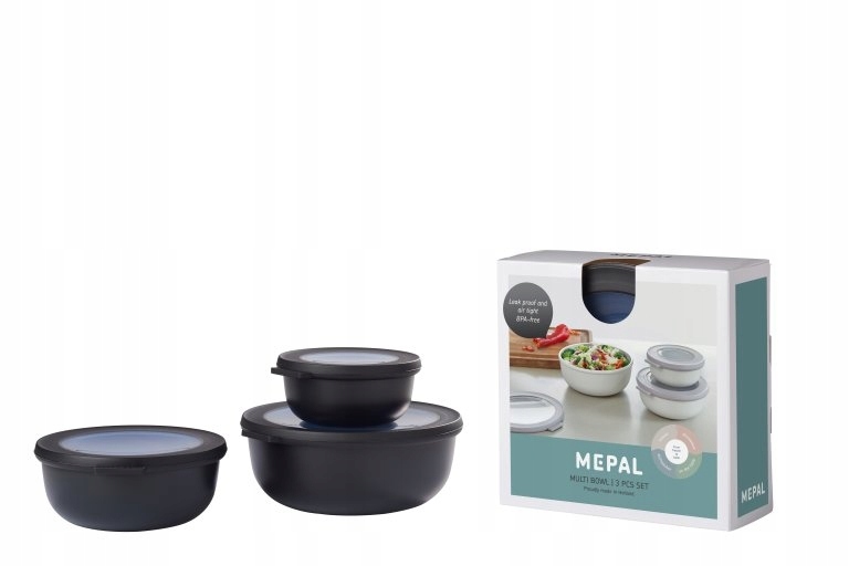 

Mepal Zestaw 3 Misek Cirqula Okrągła 350 750 1250