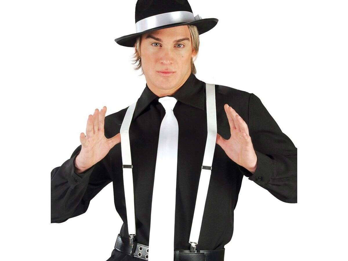 Zest. gangstera retro lata 20 krawat szelki Marka Congee