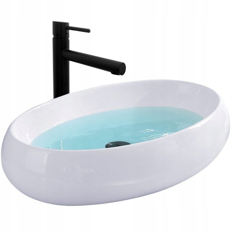 Umyvadlo na desku Melania 60x40,5 bílá (REA-U0656) /po/