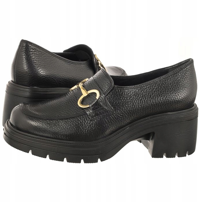 Polobotky Kožené Dámské Ryłko Černé 4YR42