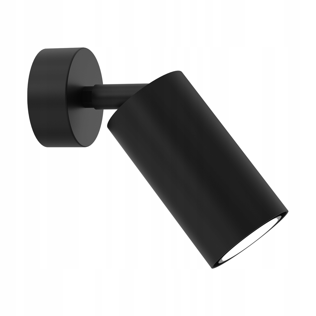 Nástěnná lampa Spot Hudson Černá 1xGU10 Nástěnná lampa do domu pokoje Moderní