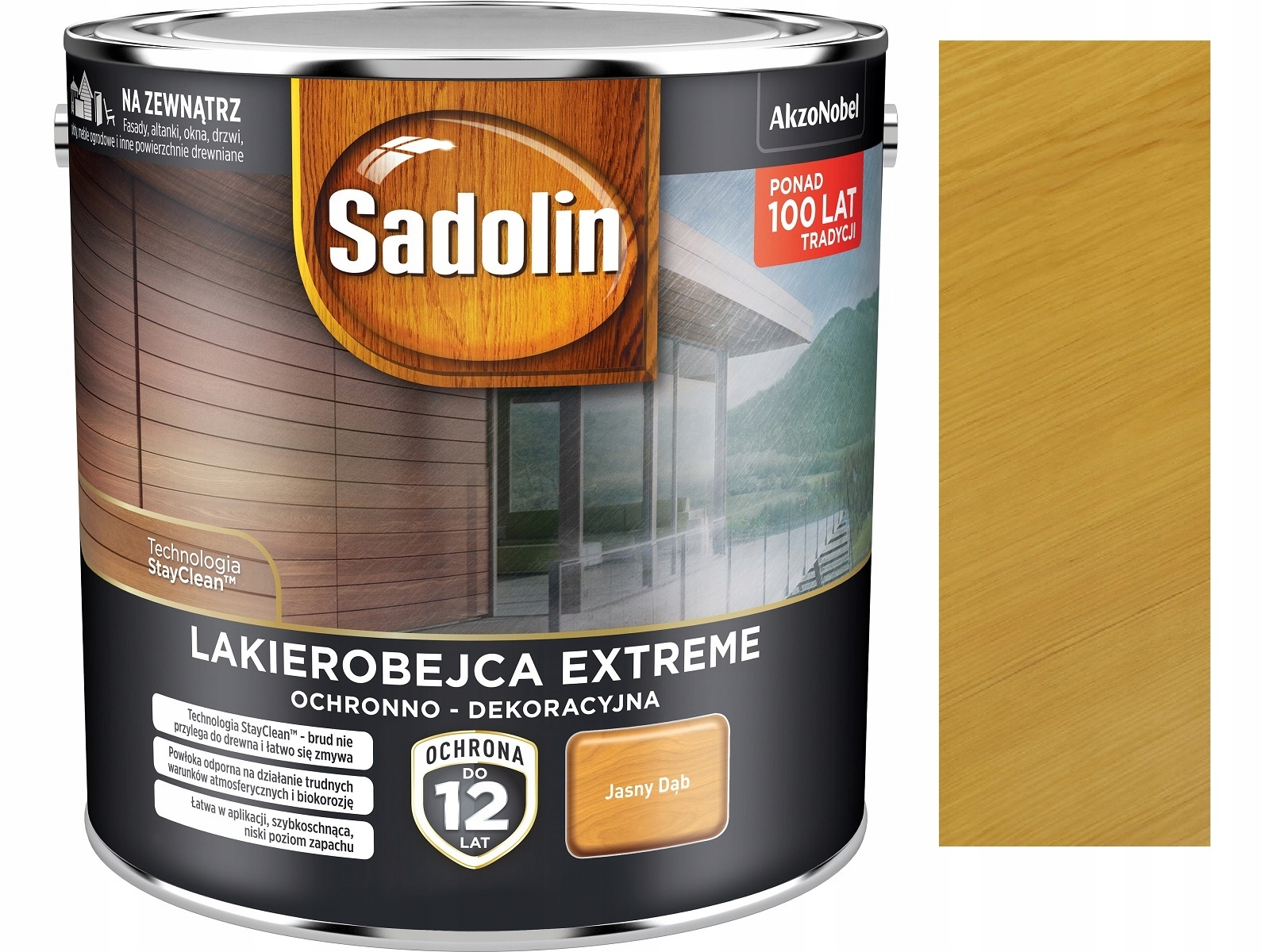 Sadolin Extreme Lakierobejca Do Drewna Jasny Dąb 2.5L