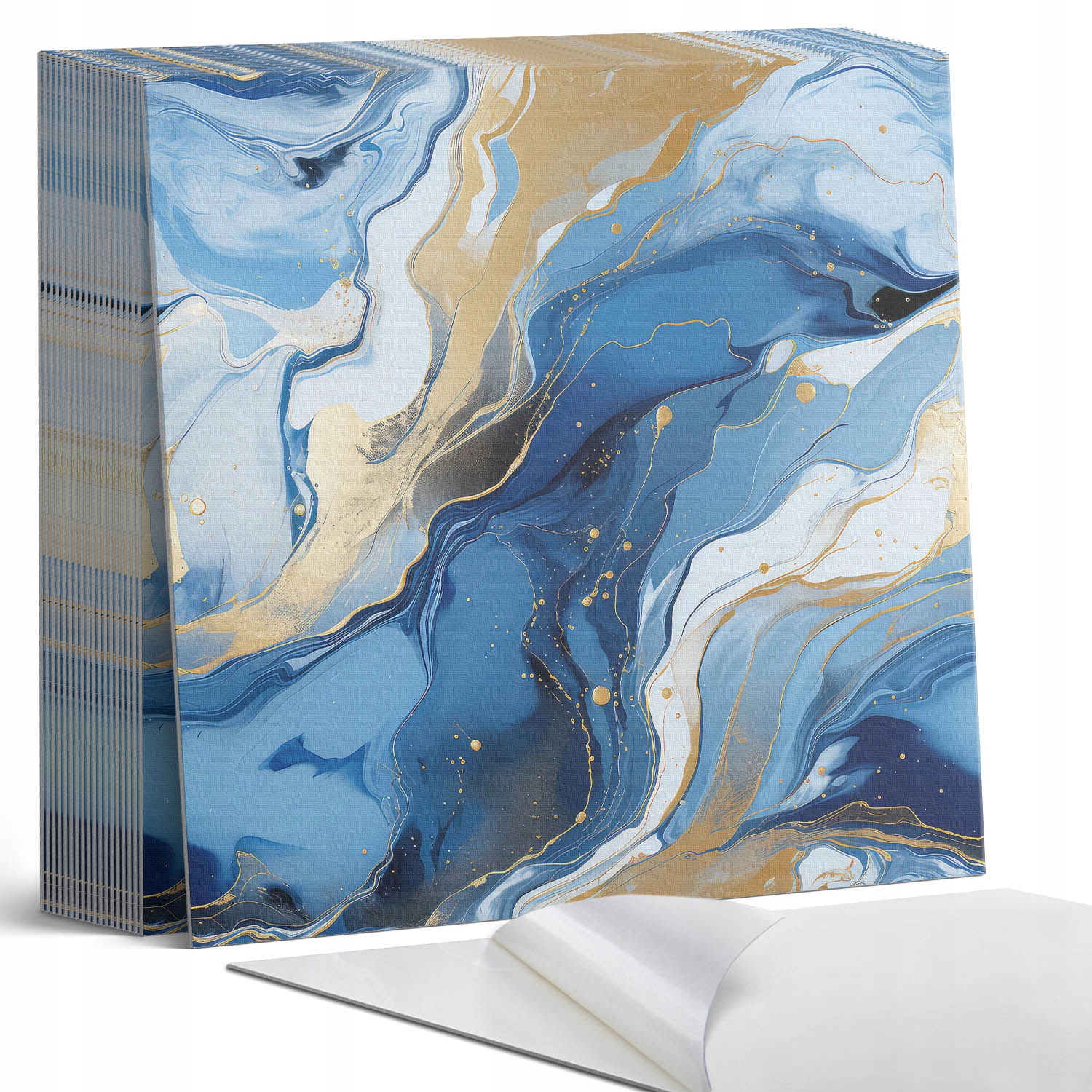 Vinylové Pvc dlaždice Kreativní skvrny a vlny v abstrakci 20 x 20 x 20 cm