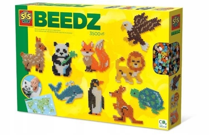 ZESTAW KORALIKÓW ŚWIAT ZWIERZĄT, SES