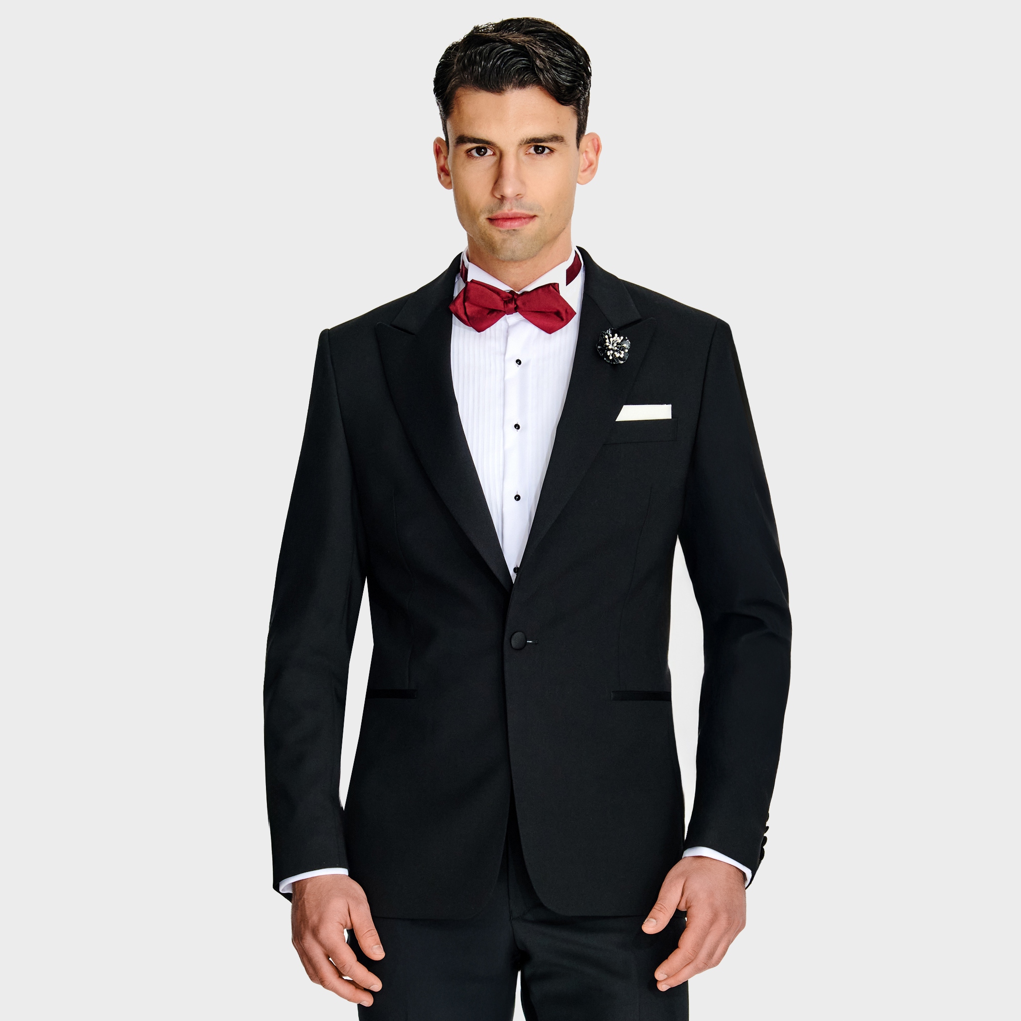 Vlněná sako bunda v černé barvě Pako Lorente vel 48