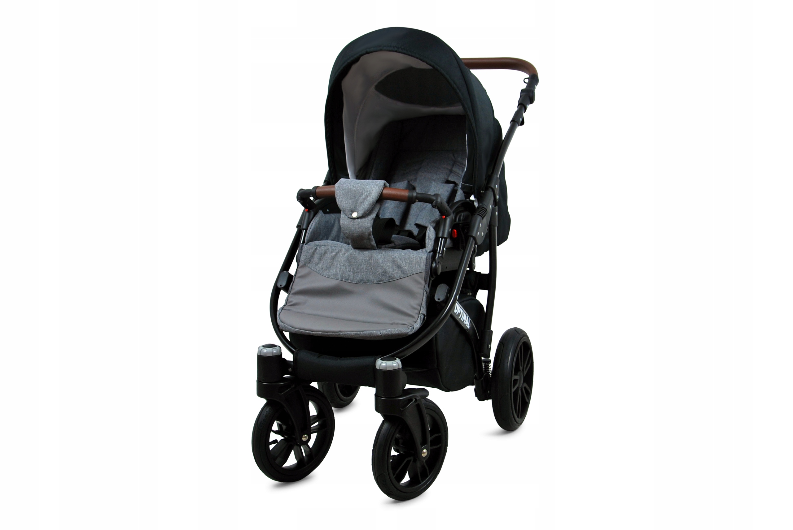 WÓZEK DZIECIĘCY OPTIMAL 4w1 ALUMINIUM+ BAZA ISOFIX Marka BabyLux