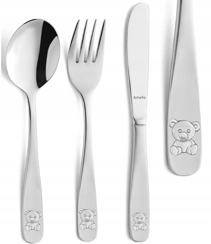 

Amefa 3 x Sztućce Zestaw Dzieci 0024 Miśki Bear