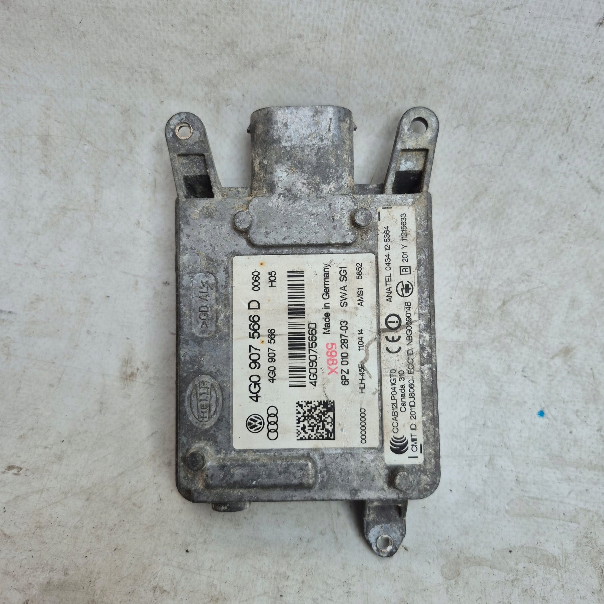AUDI A6 C7 4G0 10- RADAR ASYSTENT changes supports RUCHU 4G0907566D