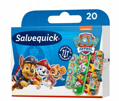 

Salvequick plastry Kids Psi Patrol 20 szt.
