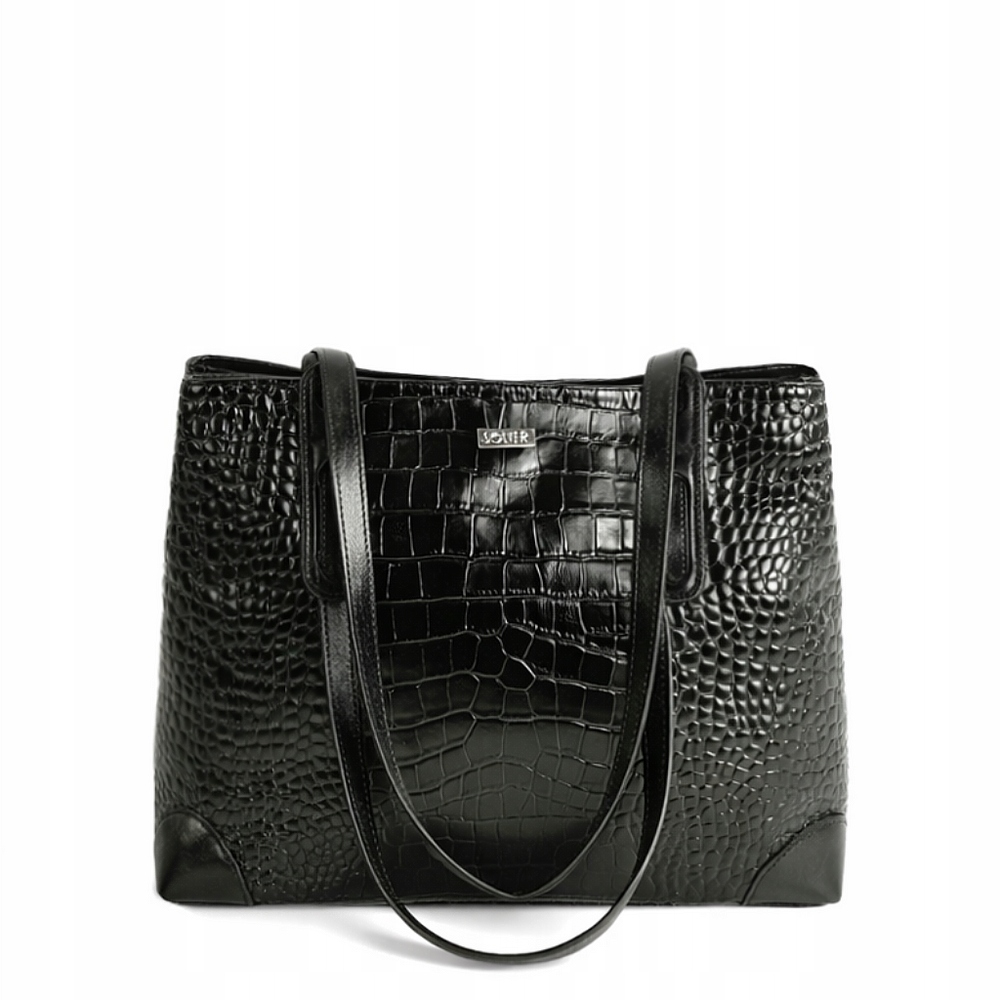 Dámská kožená taška na rameno Shopper Dárek Premium