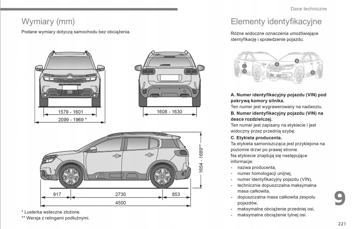 Citroen C5 Aircross 2017-2021+Nawi Instrukcja Obsługi
