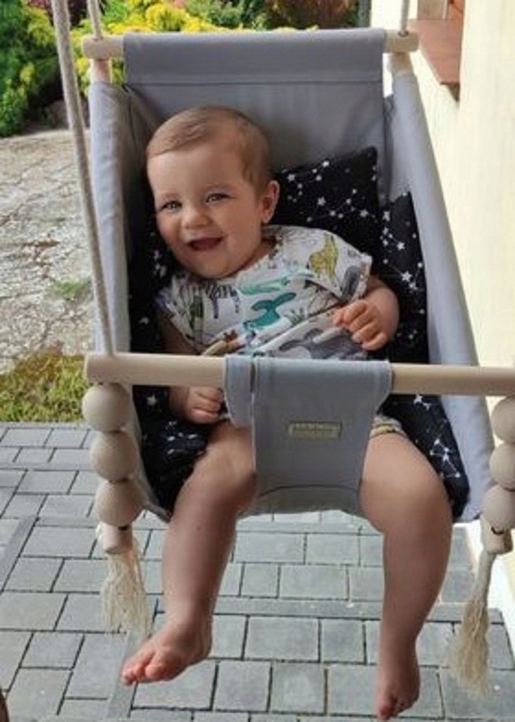 KIDABOO Leżaczek 3w1 Huśtawka dla dziecka CE PAS Rodzaj Huśtawka