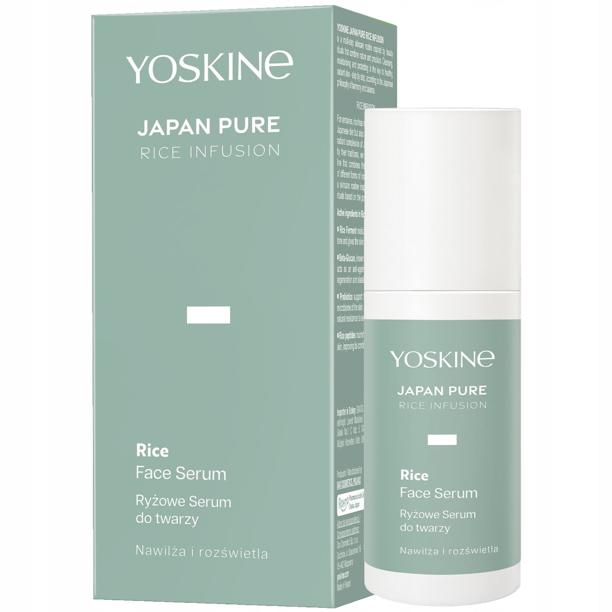 Yoskine Japan Pure Rice Infusion Rýžové sérum na obličej 30 ml