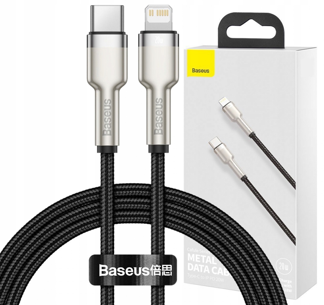 

Kabel Przewód Usb-c Do Lightning Baseus 20W 1M